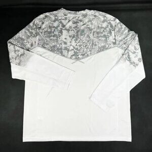 NWT HUK Icon X Tide Change Mens XL White Fishing Performance Sun Shirt